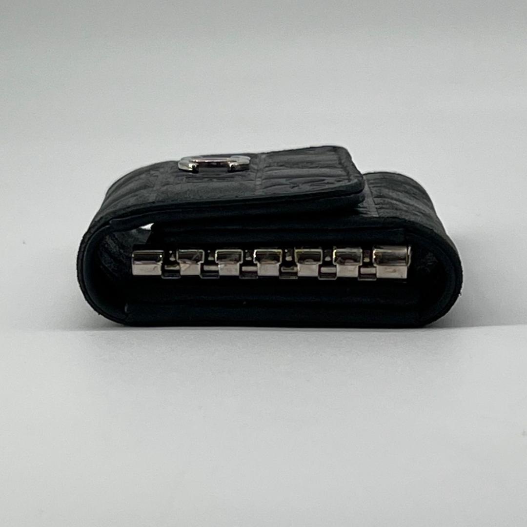 美品✨CHANEL アイコンライン カメリア ココマーク レザー 6連キーケース