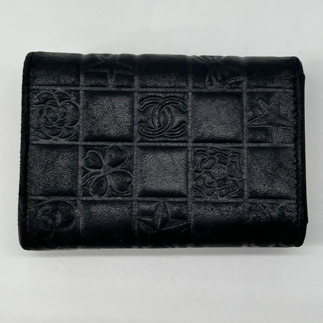 美品✨CHANEL アイコンライン カメリア ココマーク レザー 6連キーケース