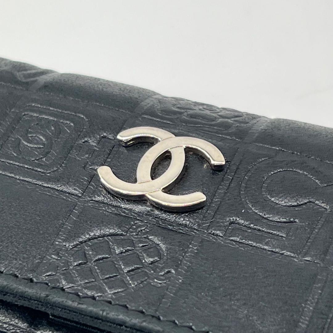 美品✨CHANEL アイコンライン カメリア ココマーク レザー 6連キーケース
