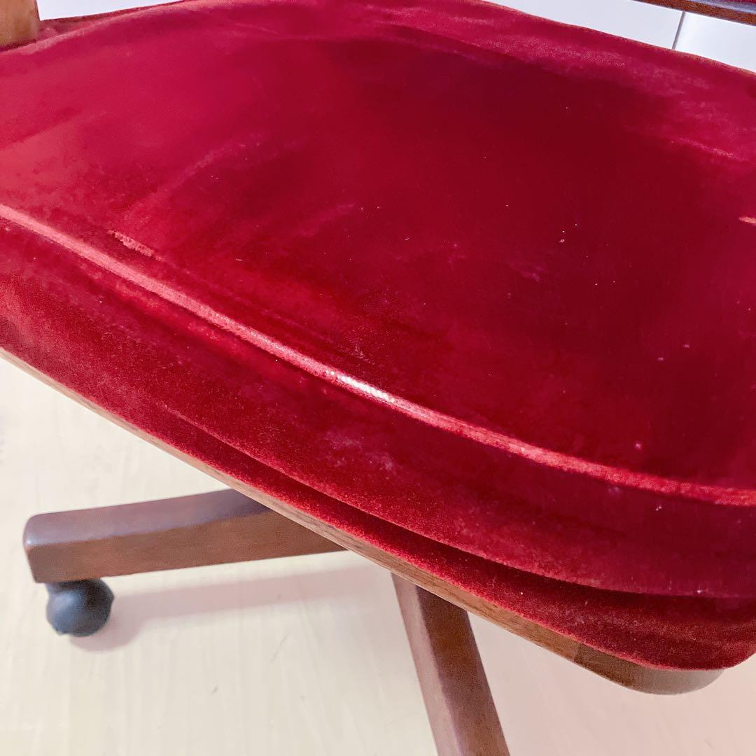 karimoku カリモク キャスター付き 回転チェア コロニアル デスクチェア