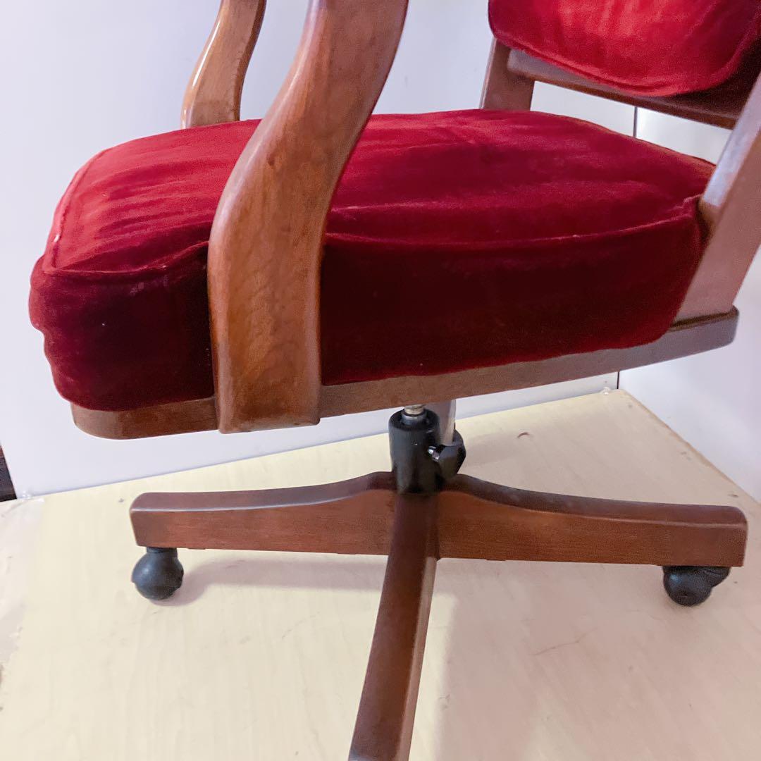 karimoku カリモク キャスター付き 回転チェア コロニアル デスクチェア