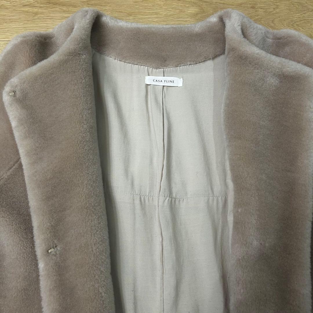 CASA FLINEボアウールファーコート
