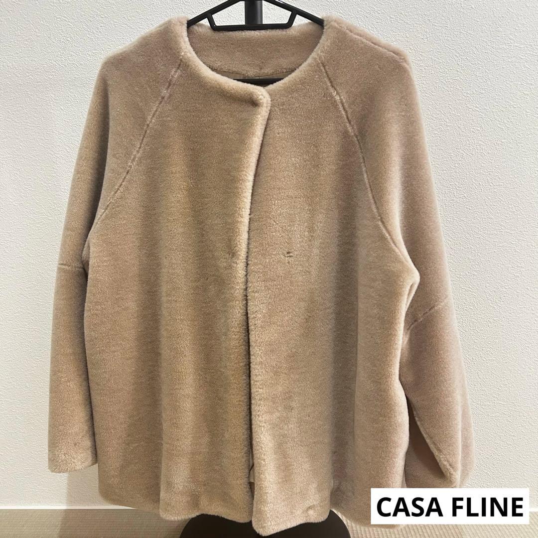 CASA FLINEボアウールファーコート