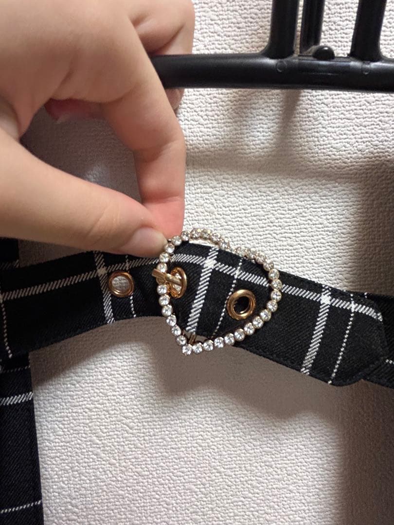 リズリサ　レースアップサスペンダー付スカパン