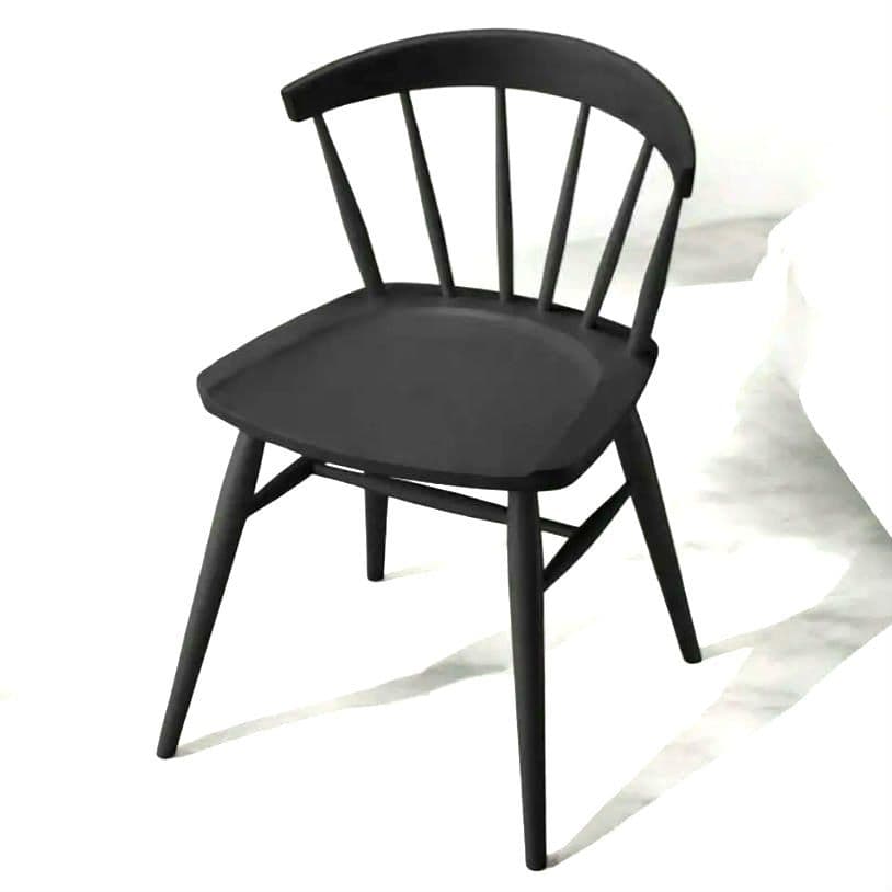 294】Oliver　オリバー　ダイニングチェア　ウィンザーチェア　希少ブラック