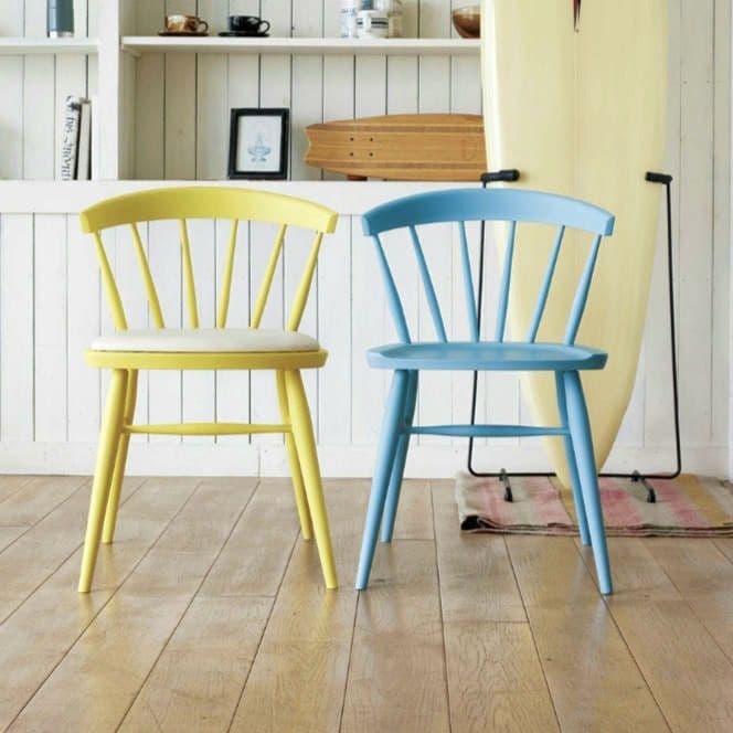 294】Oliver　オリバー　ダイニングチェア　ウィンザーチェア　希少ブラック