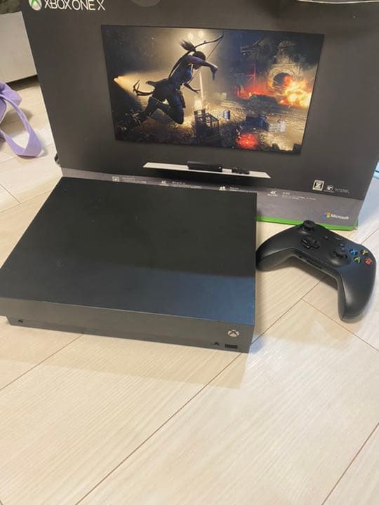 X BOX ONE X ゲーム本体+コントローラー2個