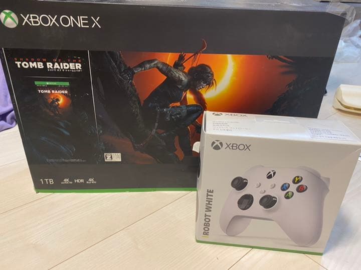 X BOX ONE X ゲーム本体+コントローラー2個