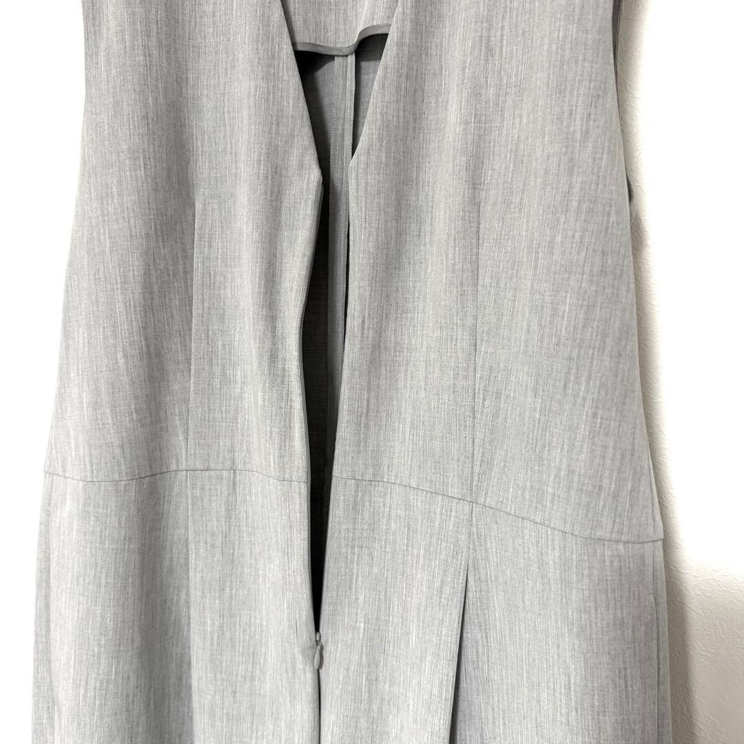 美品 LE PHIL ルフィル ドライギャバコンビネゾン グレー オールインワン