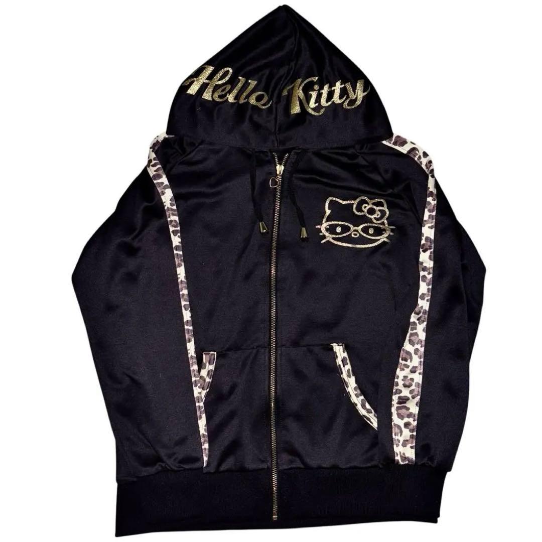 ヒョウ柄 y2k★hello kitty ジャージ★ セットアップ 上下セット