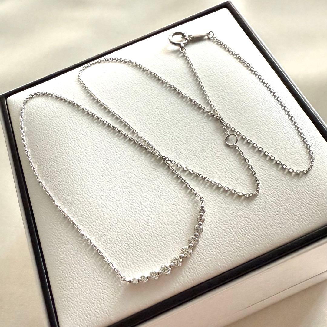 ヴァンドーム青山 プラチナ ダイヤモンド リュール ネックレス