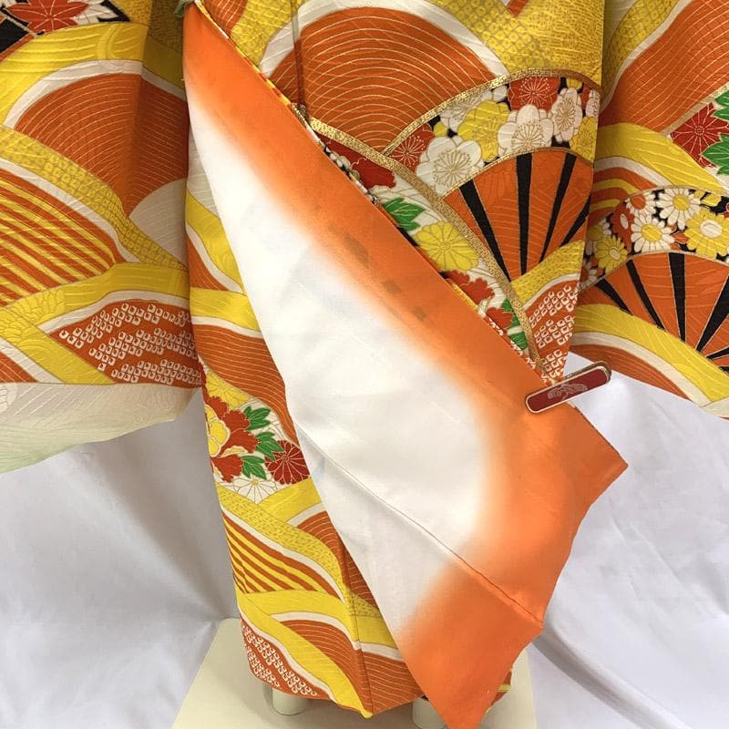 510ag6■七五三 七歳 女児 着物&袋帯&長襦袢 トールサイズ■美品