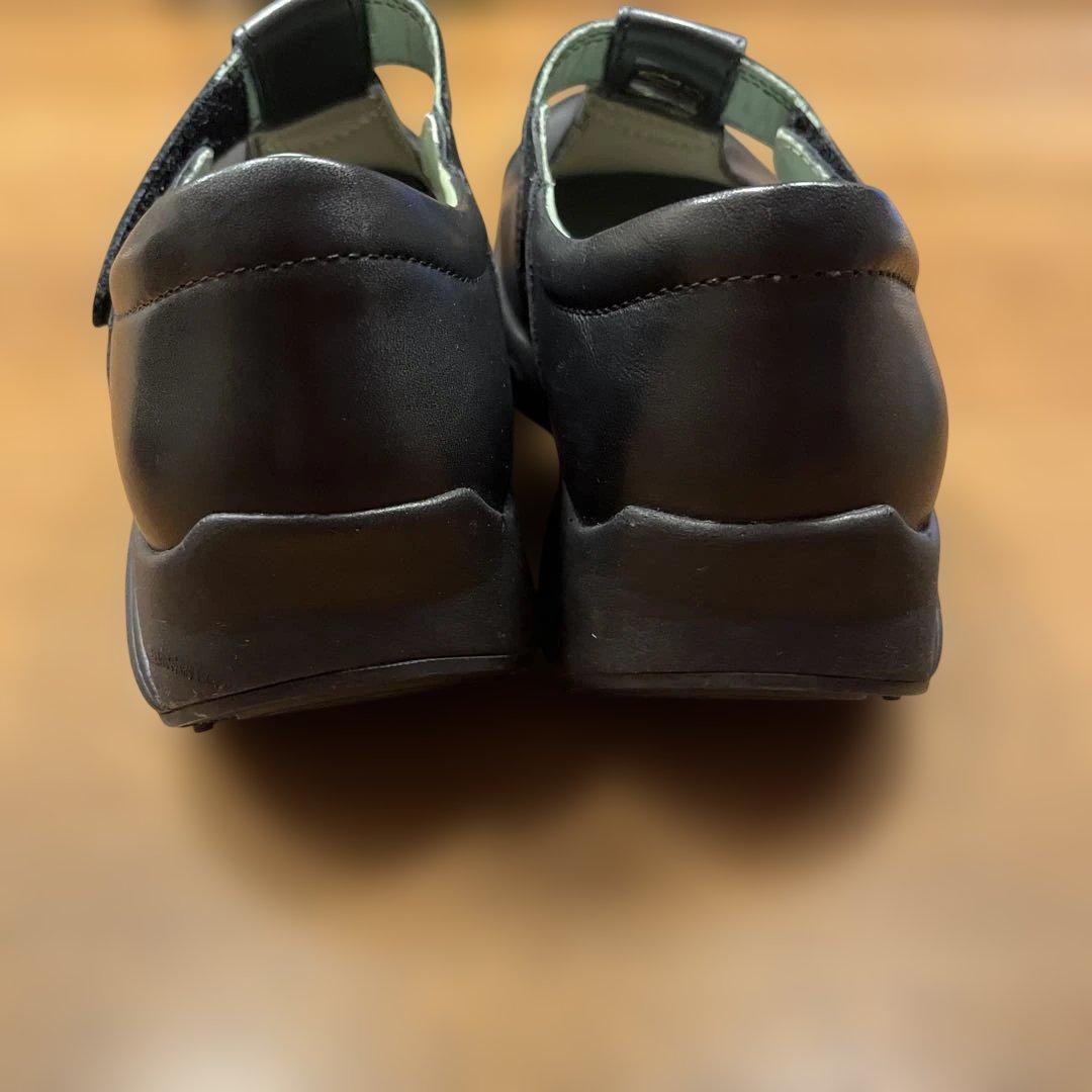 のさか　ストレッチウォーカー Xensible 黒 レディースシューズ 37