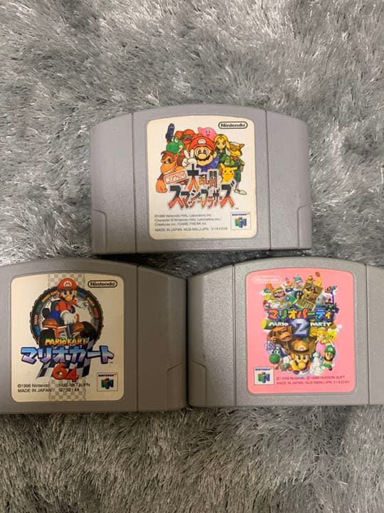 Nintendo64本体・コントローラー・ソフト(大乱闘スマッシュブラザーズ有)