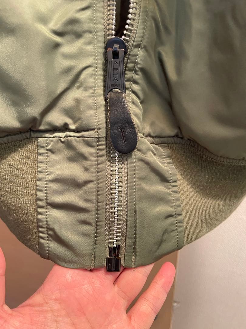 美品 ALPHA INDUSTRIES MA-1 フライトジャケット L