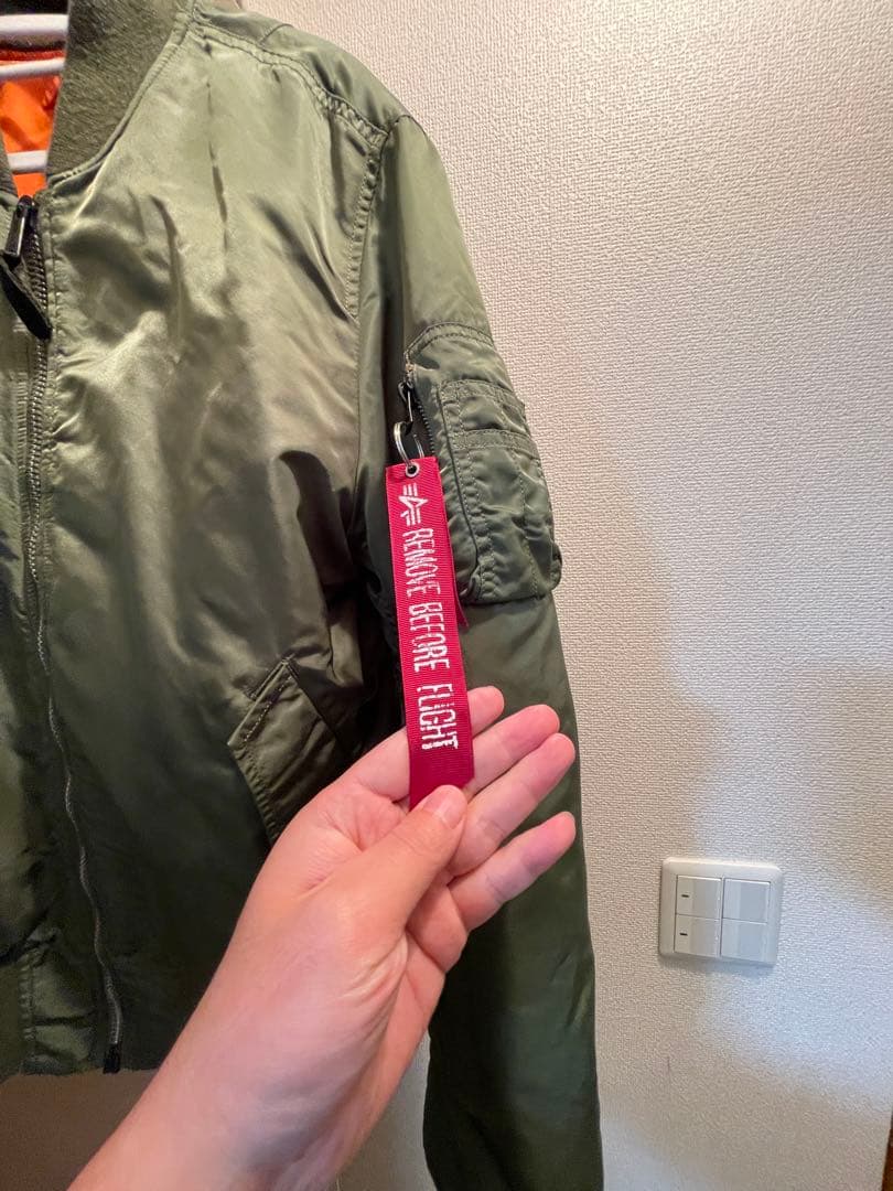 美品 ALPHA INDUSTRIES MA-1 フライトジャケット L