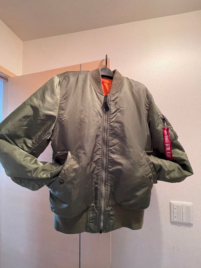 美品 ALPHA INDUSTRIES MA-1 フライトジャケット L