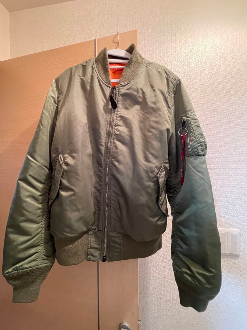 美品 ALPHA INDUSTRIES MA-1 フライトジャケット L