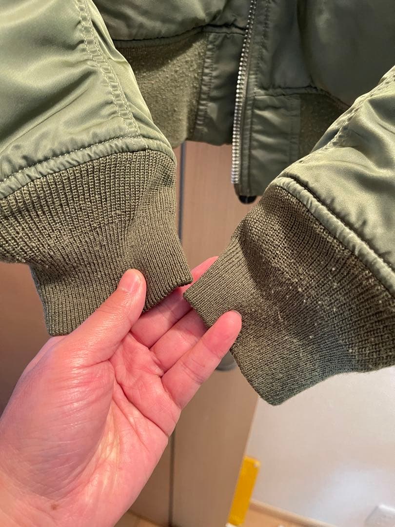 美品 ALPHA INDUSTRIES MA-1 フライトジャケット L