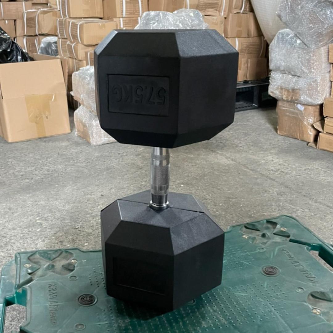 新品だけど35%引き　65kg ヘックスダンベル　２個