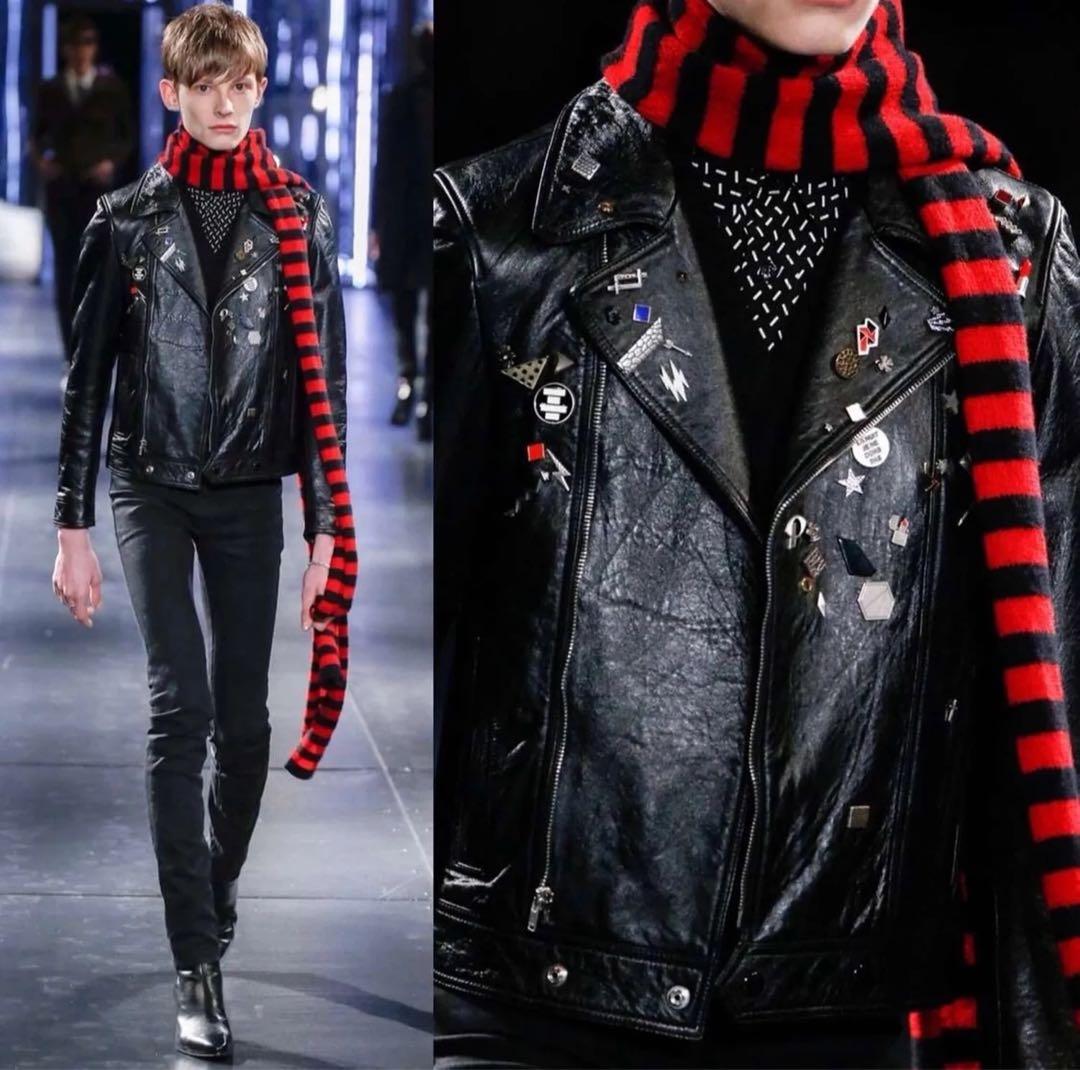 Saint Laurent Paris 15aw ロングストールマフラー