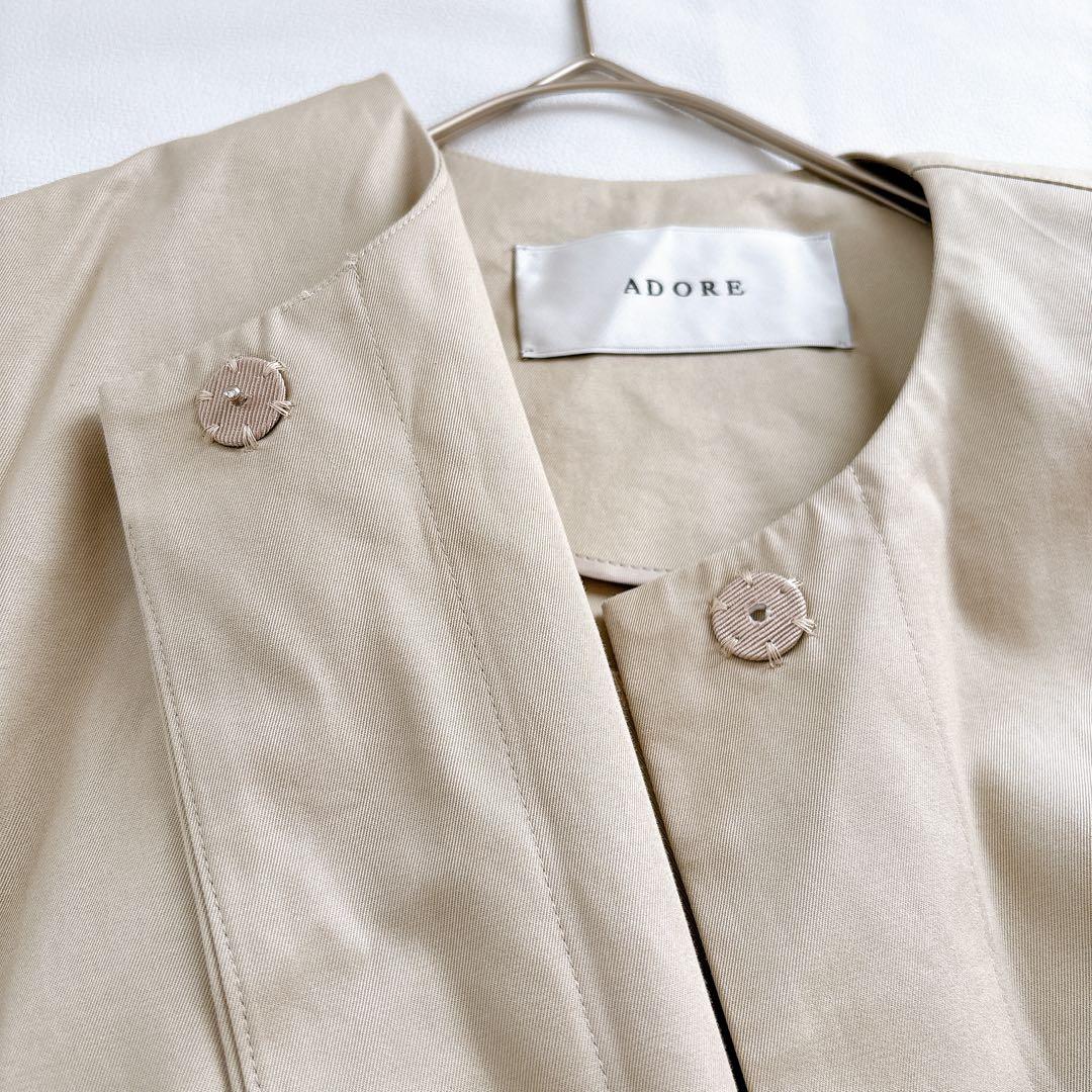 【定価6.6万】 25年モデル ADORE アドーア コットンギャバジャケット
