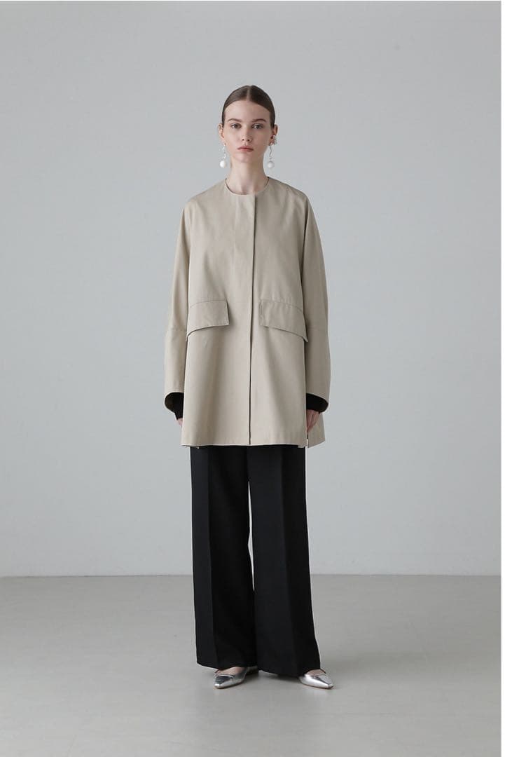 【定価6.6万】 25年モデル ADORE アドーア コットンギャバジャケット