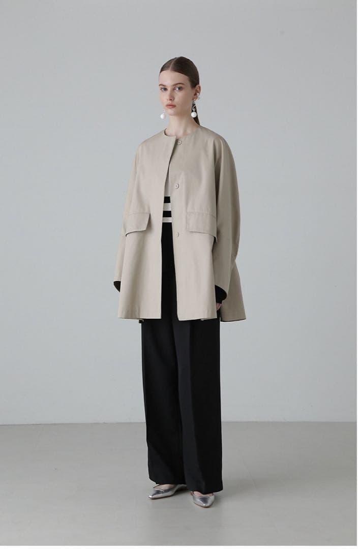 【定価6.6万】 25年モデル ADORE アドーア コットンギャバジャケット