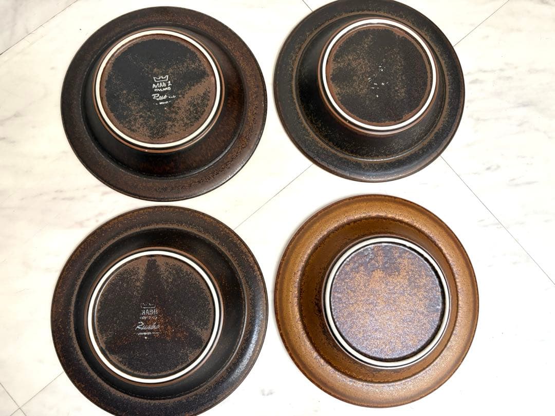 アラビア ルスカ スープボウル パスタ 4個セット