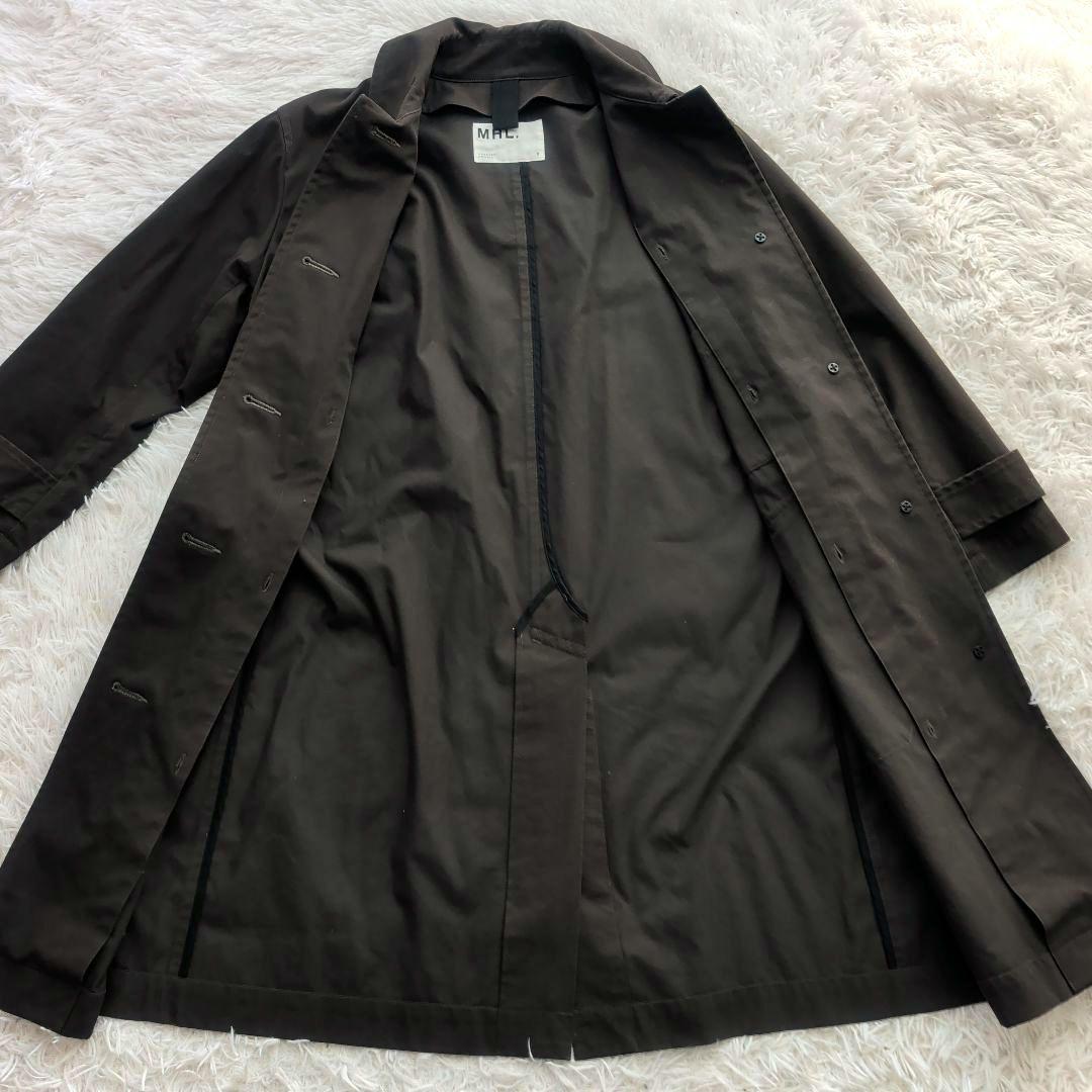 現行 MHL.マーガレットハウエル 2way インナーダウン付 ステンカラー S