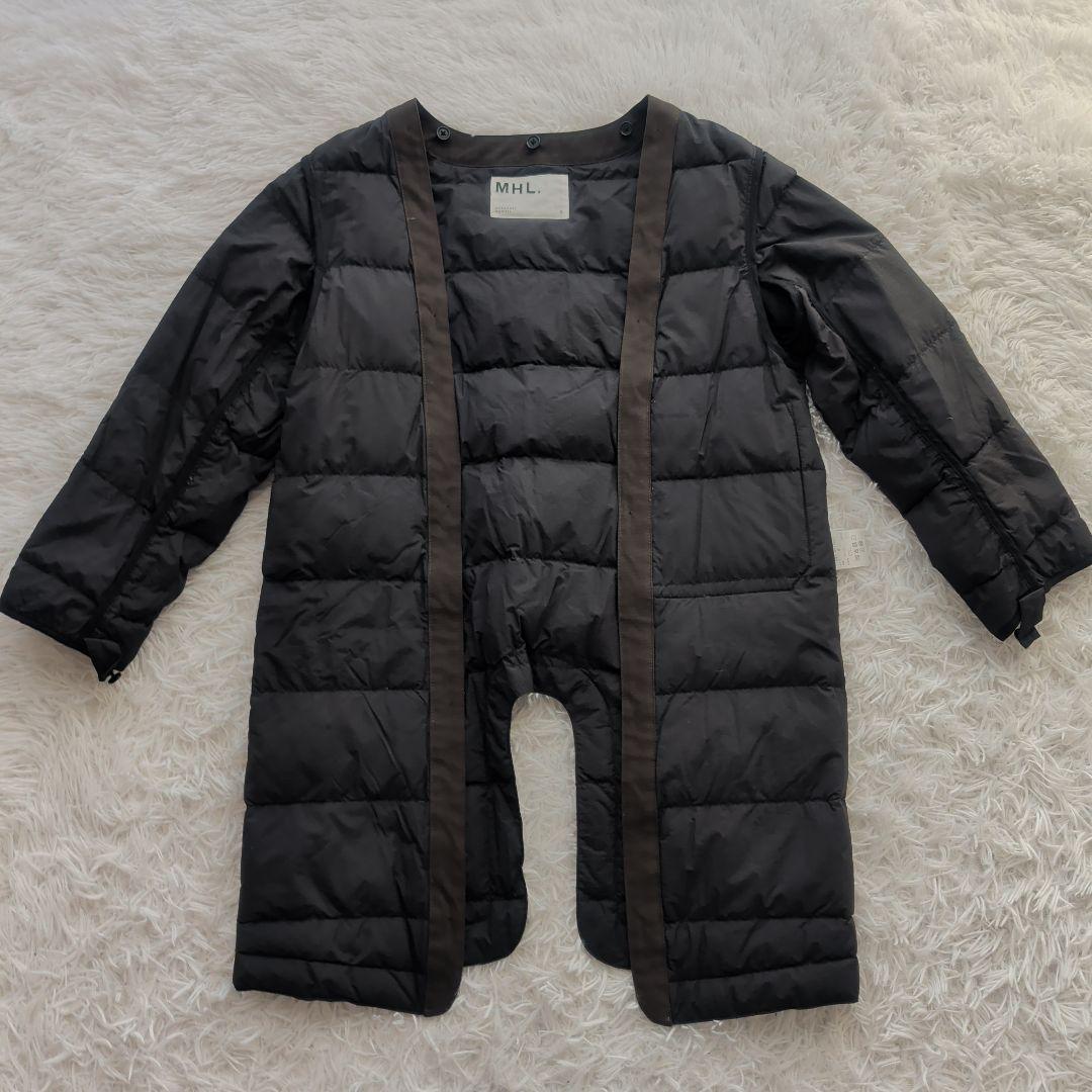 現行 MHL.マーガレットハウエル 2way インナーダウン付 ステンカラー S