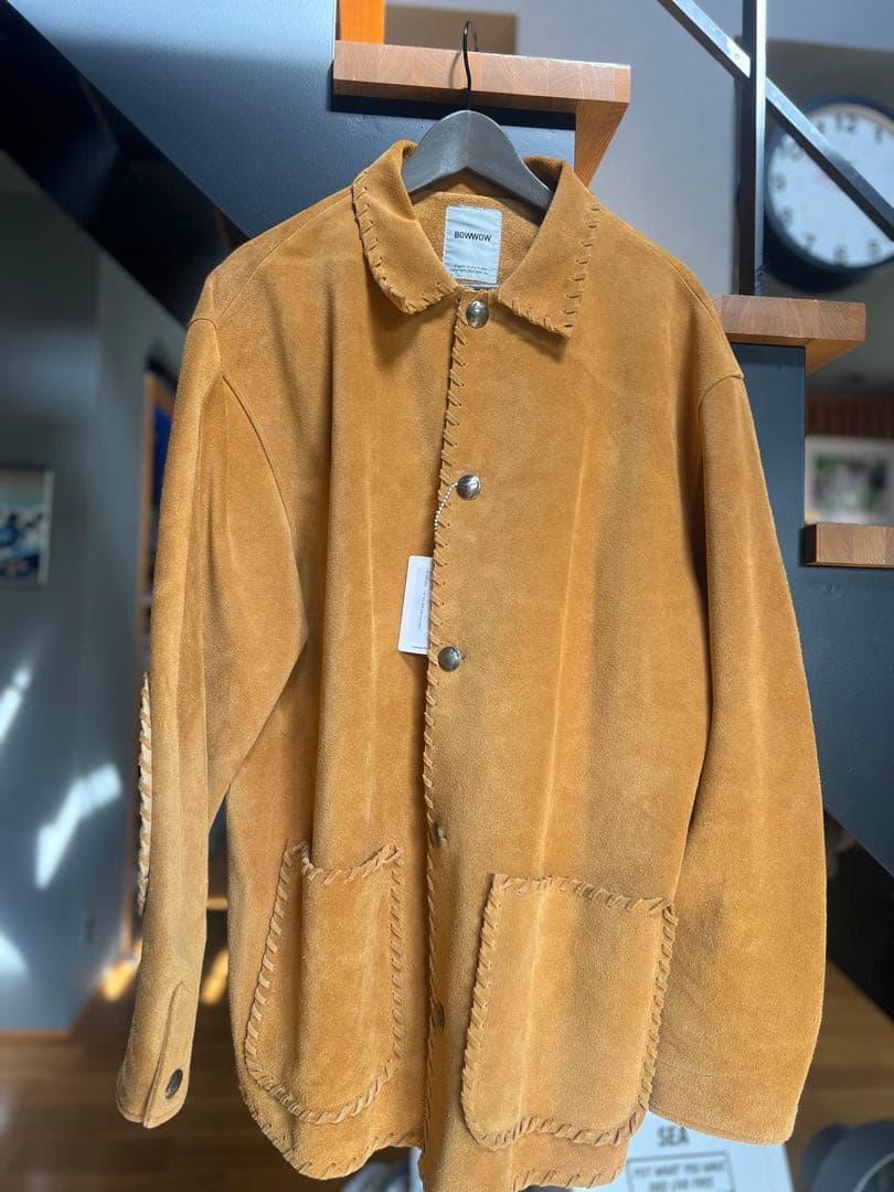 BOWWOW　WOVEN SUEDE スウェード　カバーオール