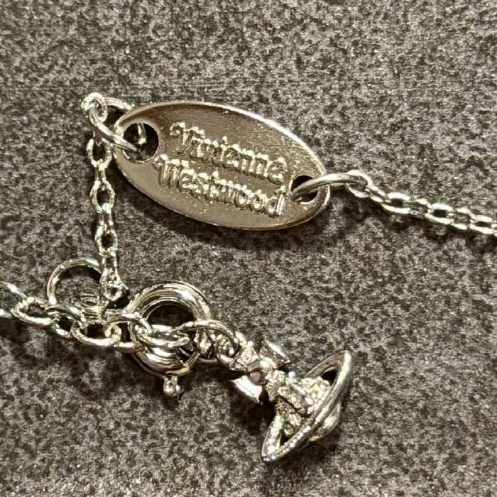 【ピンク】ヴィヴィアンウエストウッド　ドロップリボン　ネックレス