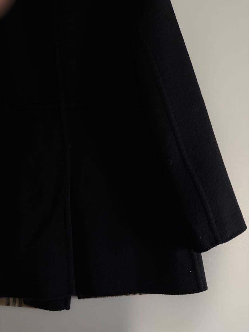 廃盤　バーバリー　ロンドン　カシミヤ混ウールコート 黒 40 日本製