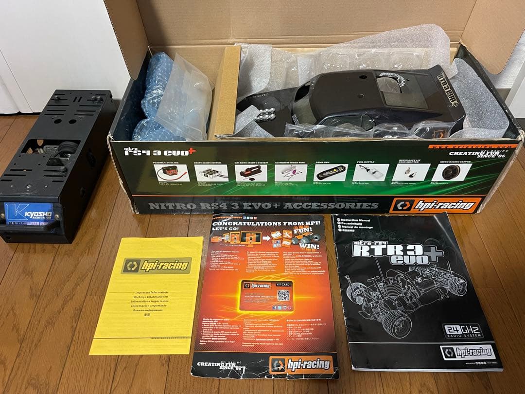 HPI レーシング niTRO RS4 3 evo+ エンジンカー メカ付き