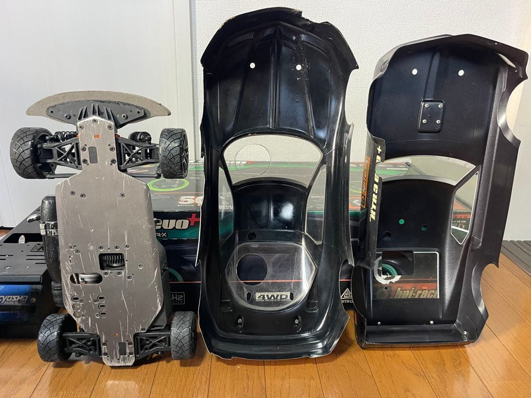 HPI レーシング niTRO RS4 3 evo+ エンジンカー メカ付き