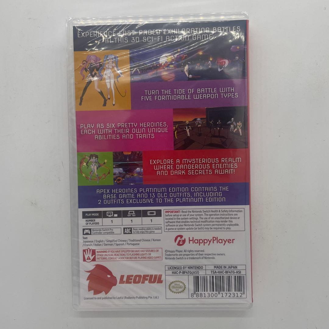 Nintendo Switch APEX HEROINES Platinum Edition SWITCH