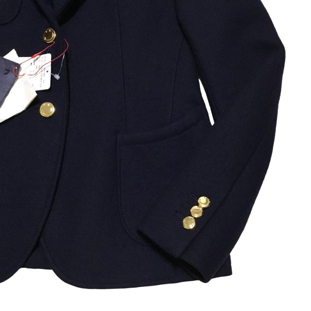 m’s braque エムズブラック 肉厚メルトン地 紺ブレザー 38