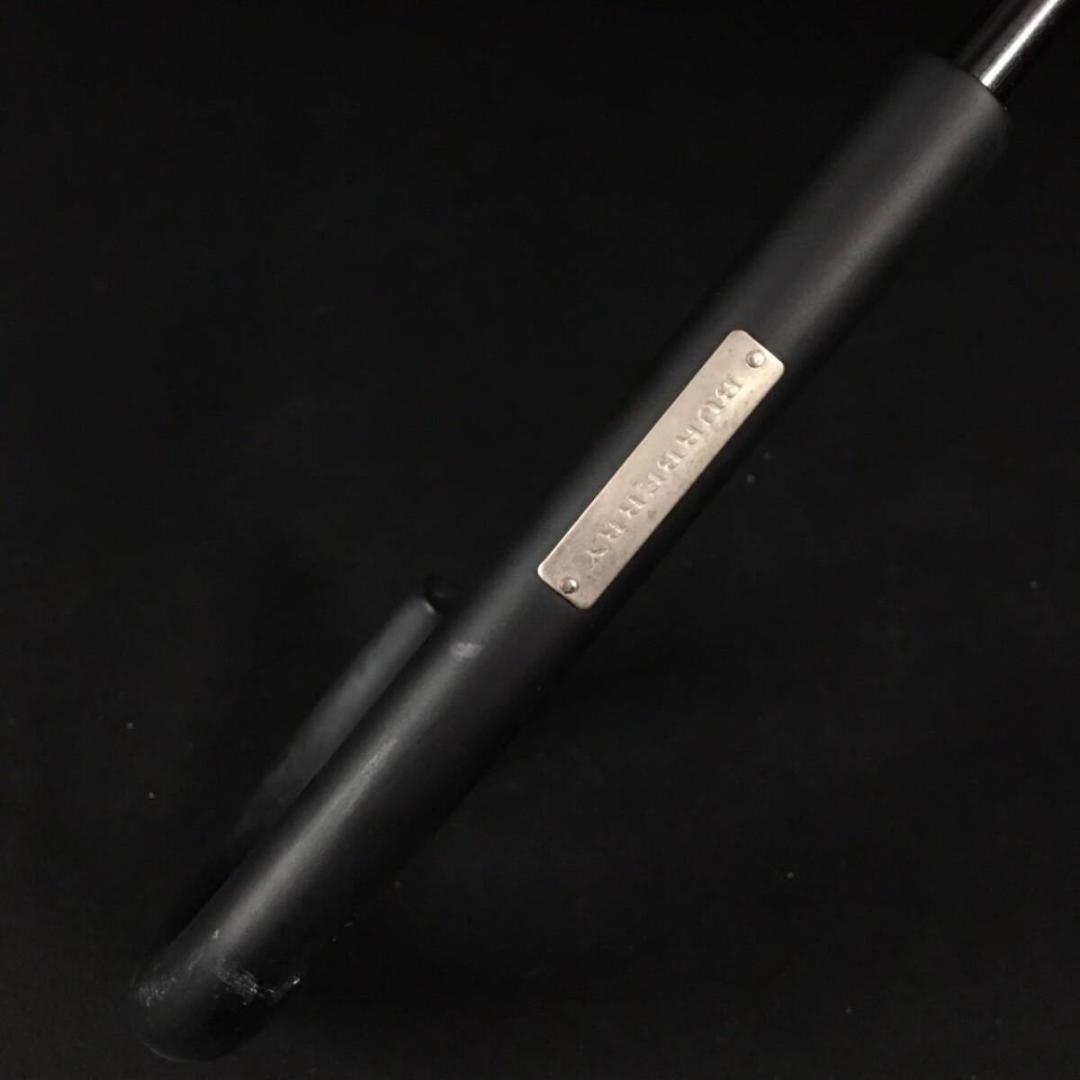 BURBERRY 傘 長傘 雨具 ノバチェック 90cmヴィンテージ グレー系