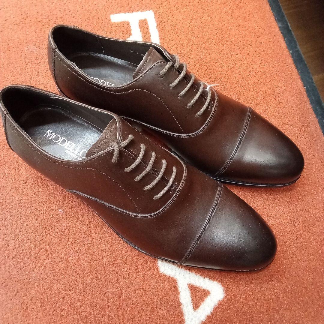 最終価格マドラスMADRASモデーロ☆新品25.5㎝ ダークブラウン ドレス