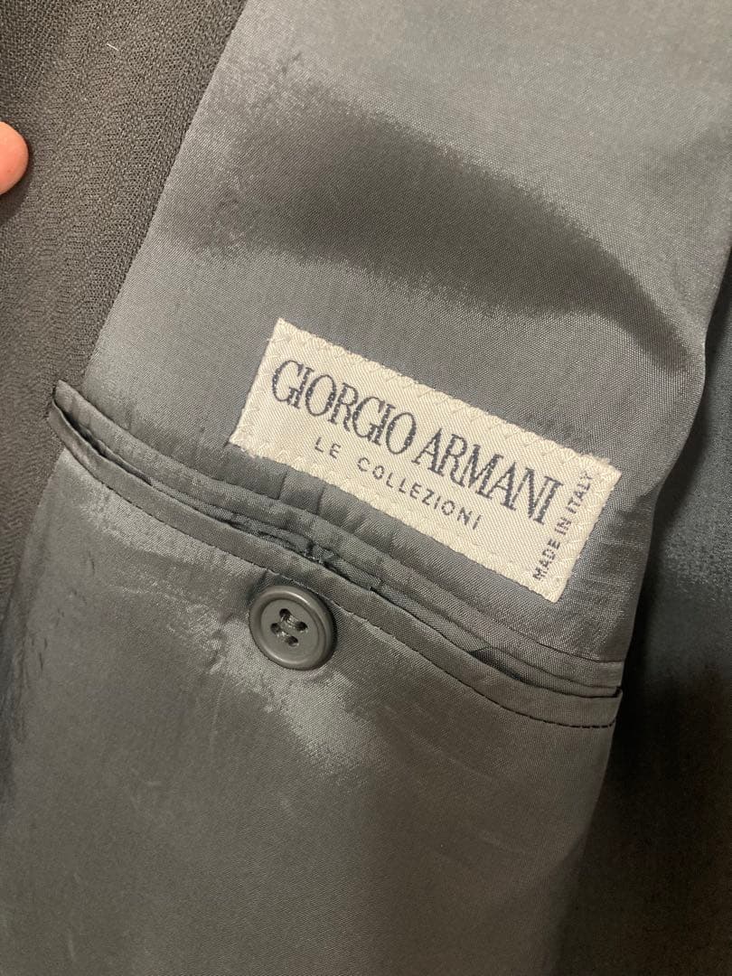 【GORGIO ARMANI】ダブルセットアップ　カーキ
