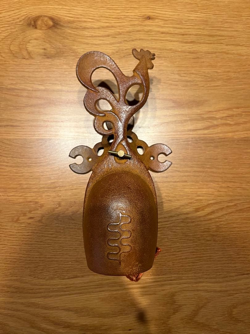 希少 馬場忠寛 アイアン 鋳鉄 ドアベル 呼鈴 南部鉄器　酉年　鶏　鳥