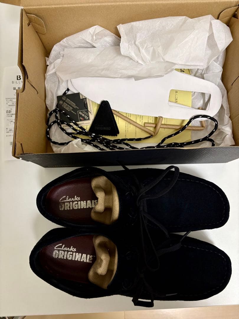 クラークス ワラビー ゴアテックス WallabeeGTX uk7