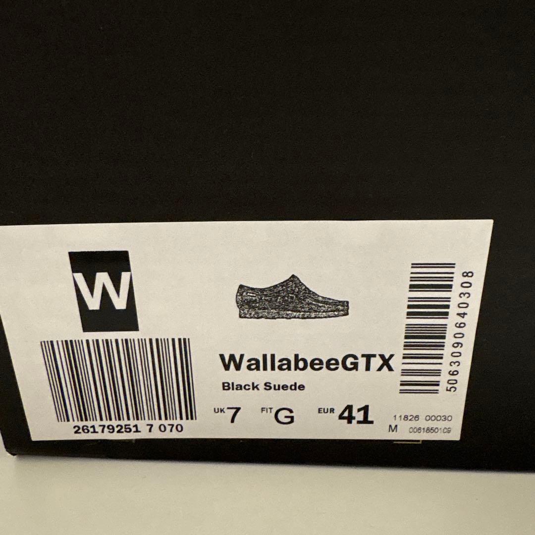 クラークス ワラビー ゴアテックス WallabeeGTX uk7