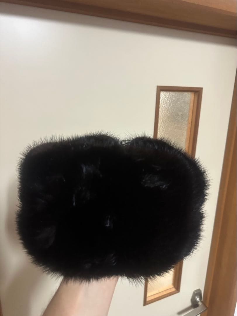 ウシャーンカ( шапка ушанка) シベリアミンクの天然毛皮