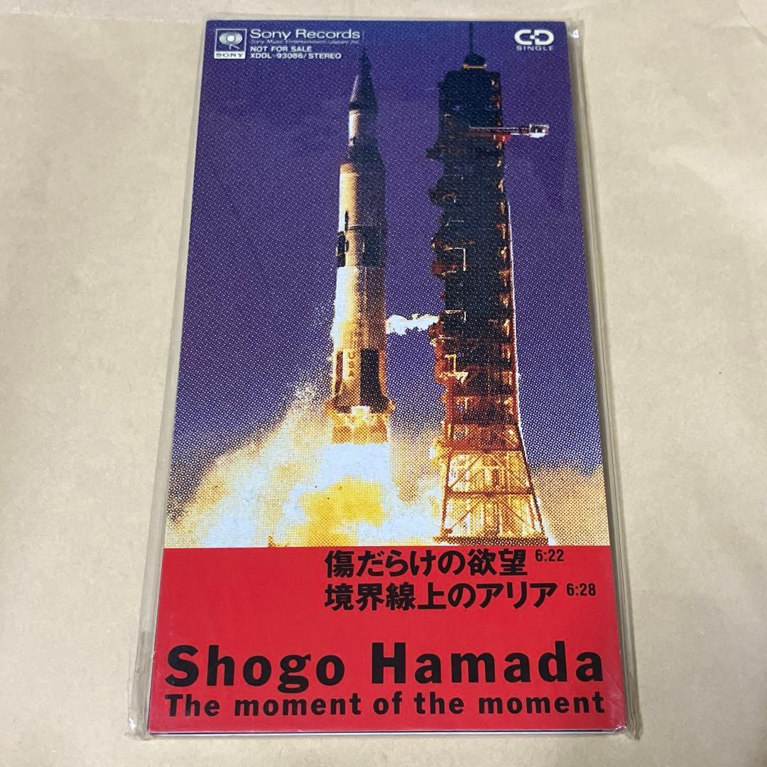 浜田省吾 非売品8cmシングルCD 傷だらけの欲望/境界線上のアリア 1993年