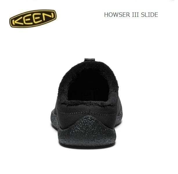 KEEN キーン ハウザーⅢスライド スリッポン ブラック 27.5cm