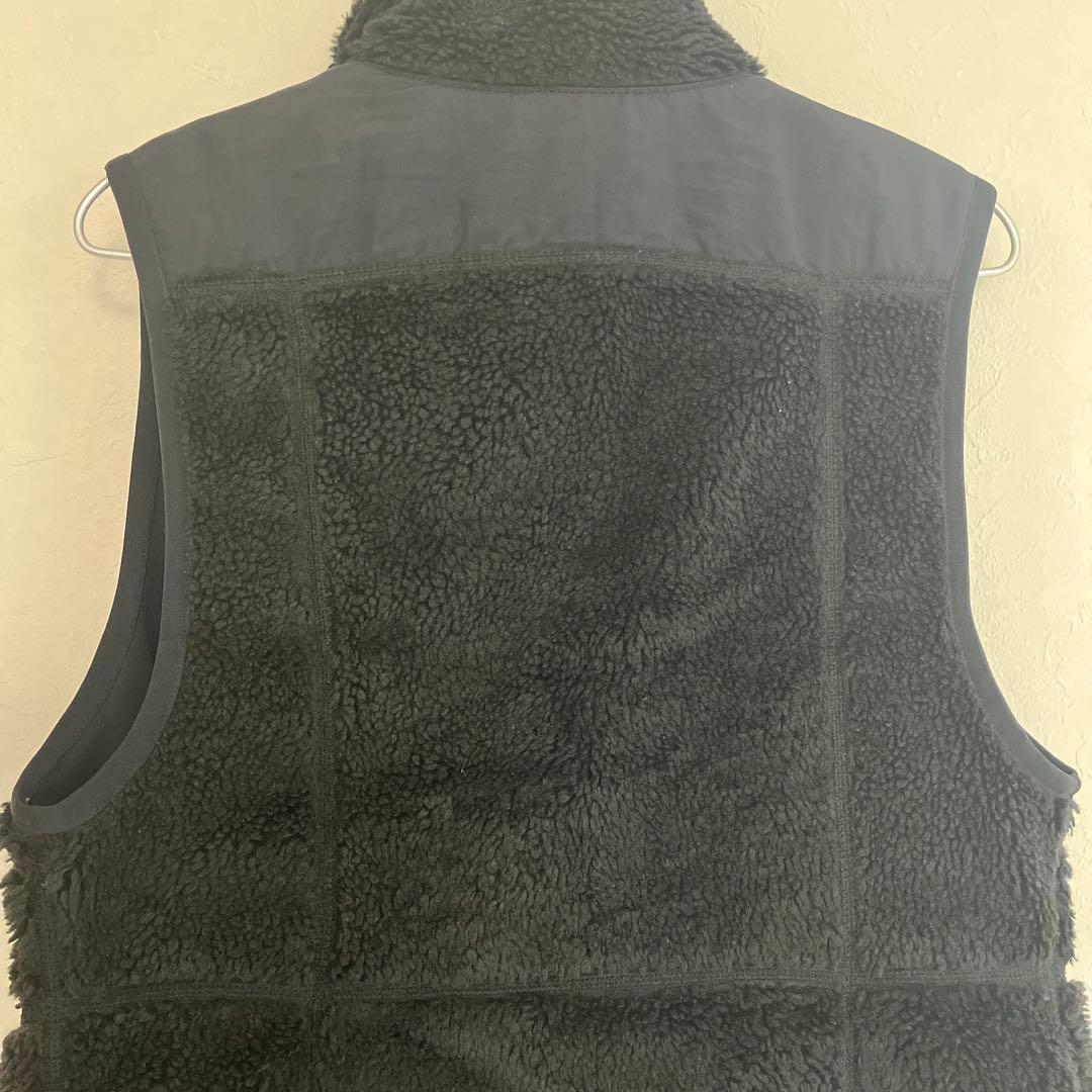 エルエルビーン　L.L.BEAN ロングシェルパ　フリースベスト　ブラック　黒