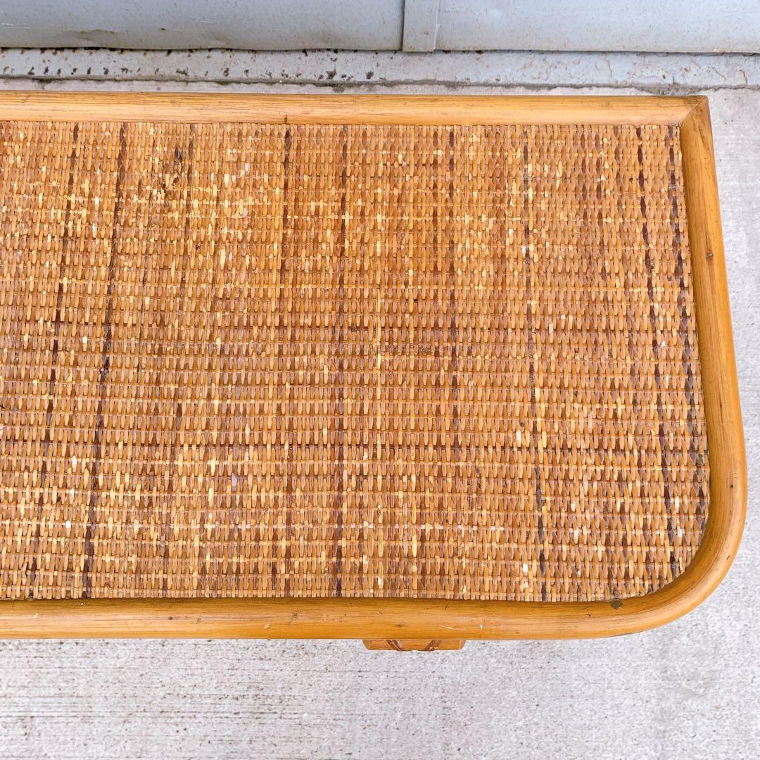 ラタン9杯チェスト 昭和レトロ エスニック アジアン 籐家具 ラタン 古民具