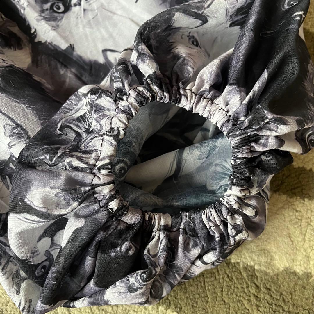 mmts unoaコラボ　猫まみれ　シフォンワンピース　猫柄